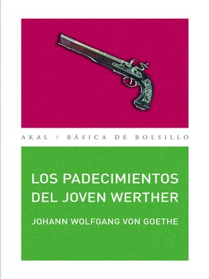 cover image of Los padecimientos del joven Werther